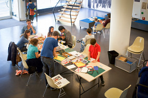 bauhaus_lab at the temporary bauhaus-archiv, photo: Catrin Schmitt